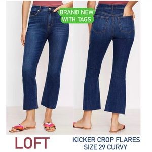 LOFT - Kicker Cropped Flairs